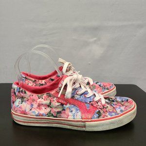Vans Floral Sneakers Womens 6